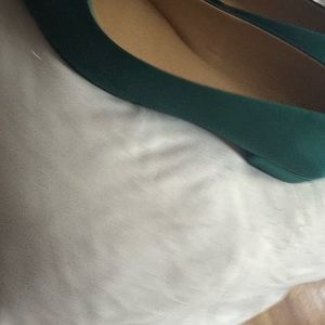 Pointy-Toe flats J Crew with crystal buckle